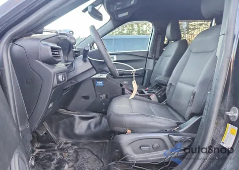 2021 Ford Explorer Police Interceptor из США, поврежденный, VIN 1FM5K8AB4MGC00984